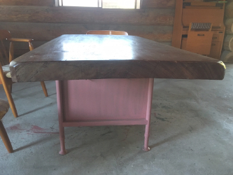 無垢のテーブル再生diy スタッフブログ 広島 廿日市 東広島のリフォームなら山根木材